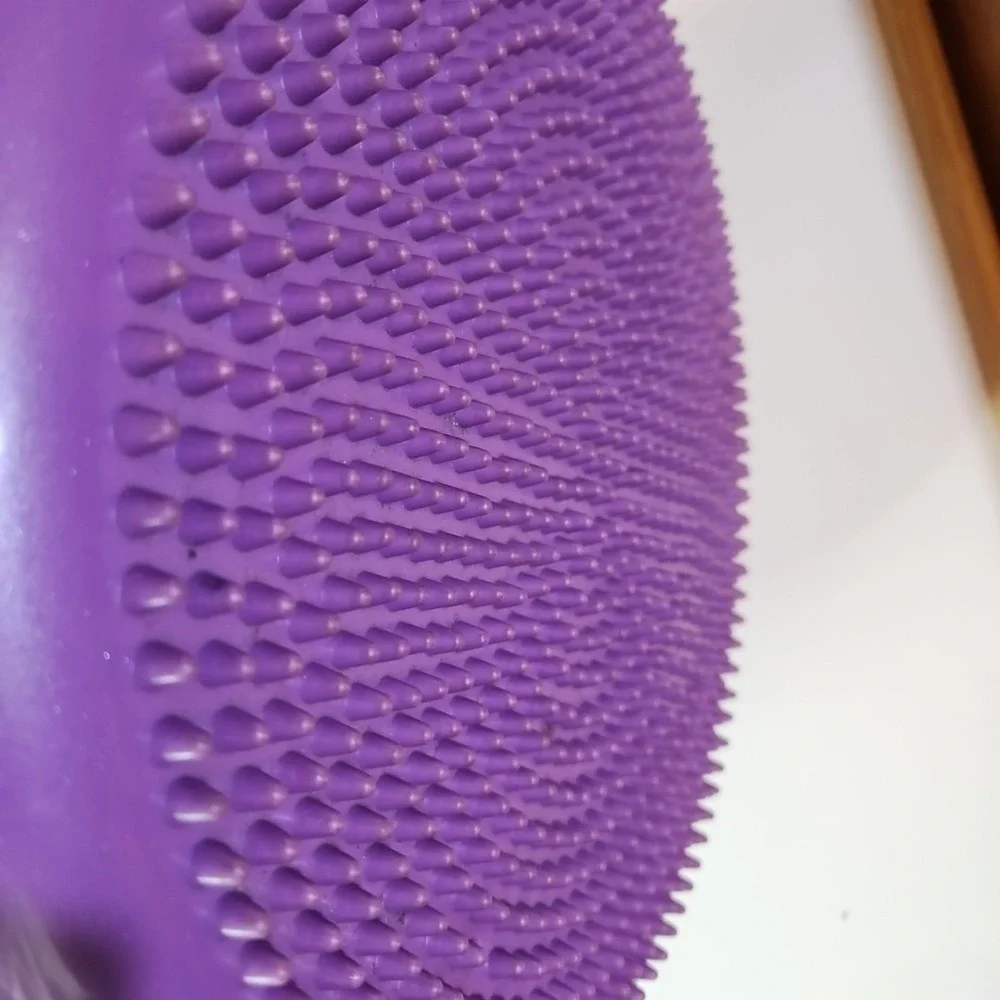YOGU Pilates Yoga Inflated Purple‎ Air Stability Wobble Cushion 13 inches *EUC*